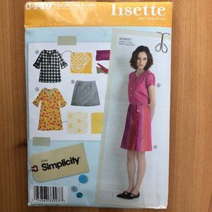 Simplicity Lisette Pattern 0449 Market dress 14-22